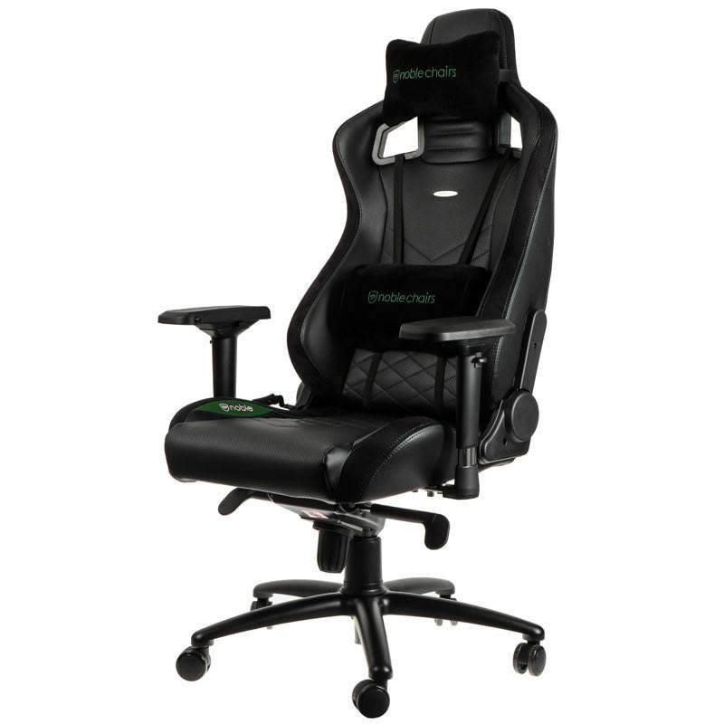 Silla Gaming Noblechairs Icon Negro Verde